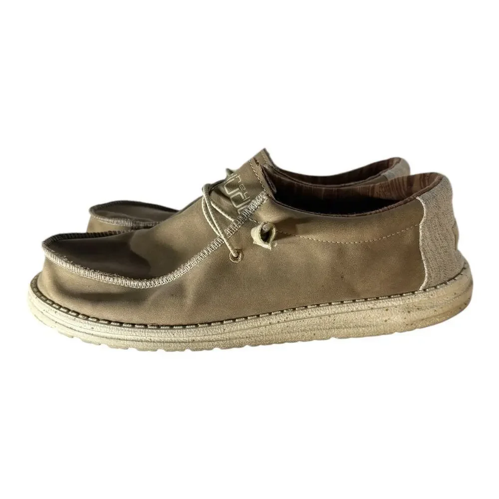 Hey Dude Wally Nut Casual Slip On Shoes Men's Size 13 Brown